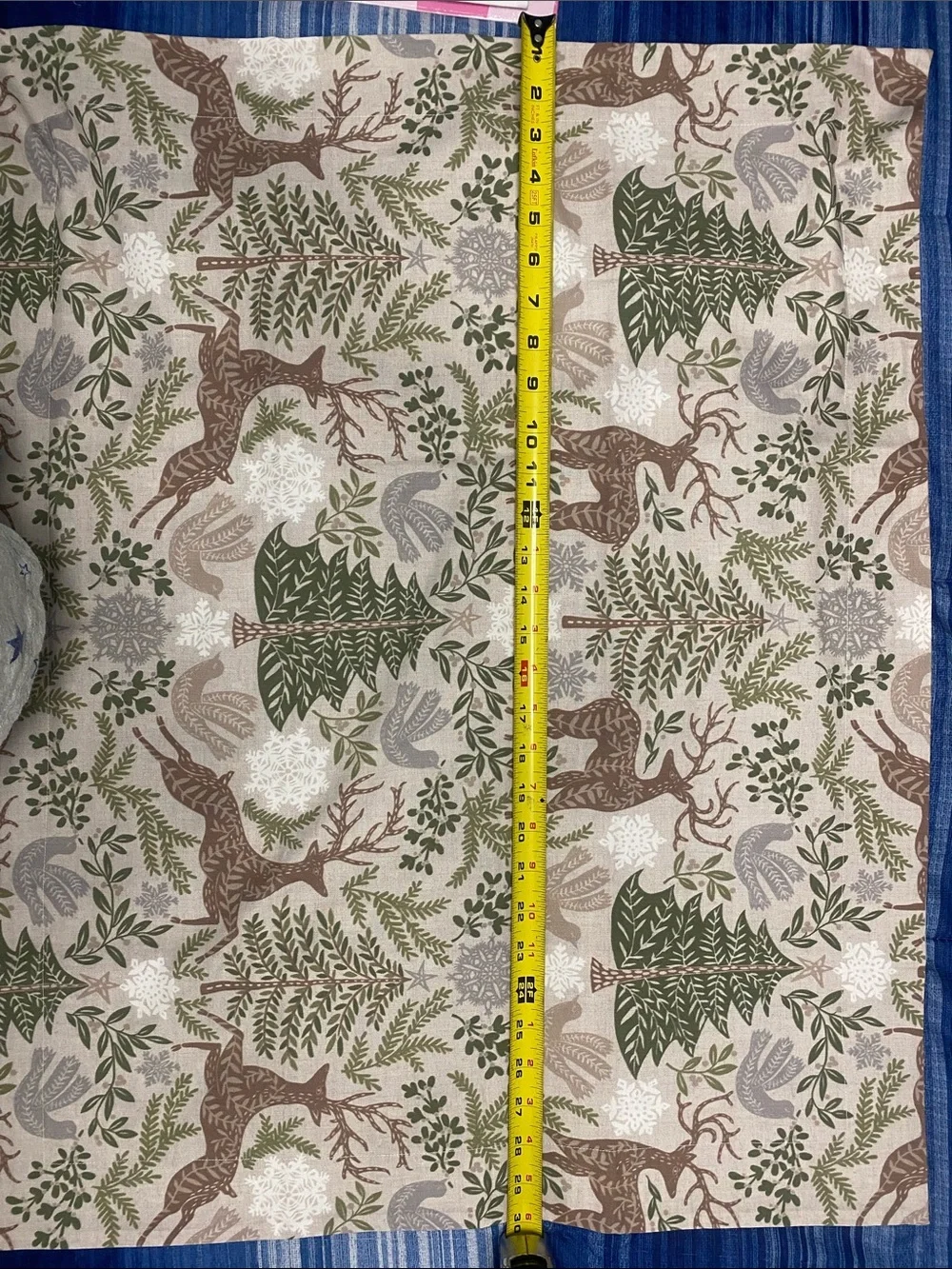 Pottery Barn pillow shams (2) standard size Christmas pattern